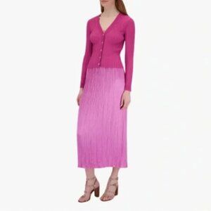 Vince NWT Pleated Pink Skirt Sz Small